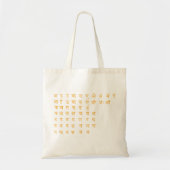 Devanagari Tote Bag (Voorkant)