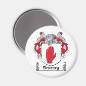 Devaney Family Crest Magneet (Voorkant / Achterkant)