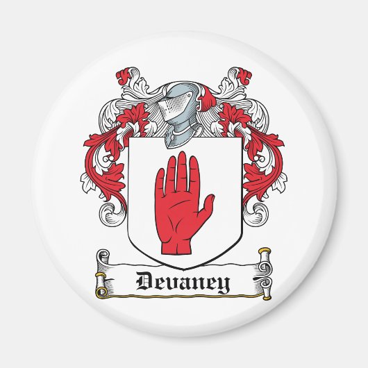 Devaney Family Crest Magneet (Voorkant)