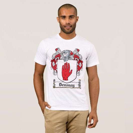 Devaney Family Crest T-shirt (Voorkant volledig)