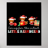 Devdoxtee Caring For The Cutest Reindeers Mother B Poster (Voorkant)