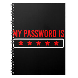 Developer - My Password is **** - Gift Idea Notitieboek