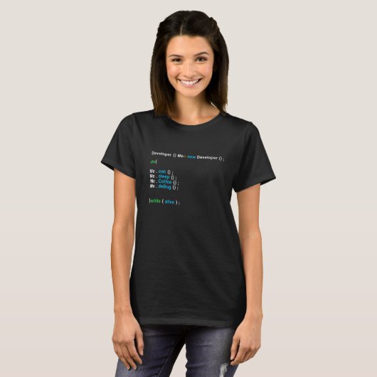 Developer New Developer Coder Programmer Nerd Admi T-shirt (Voorkant volledig)