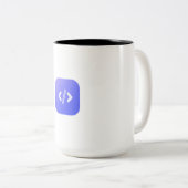 developer tweekleurige koffiemok (Voorkant rechts)