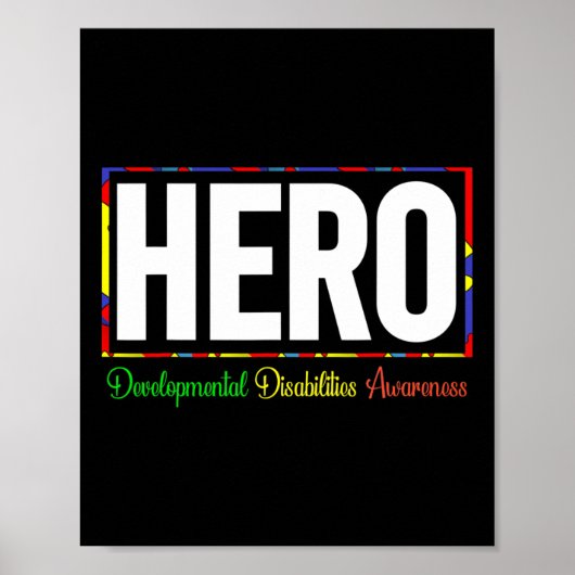 Development Disabilities Awareness HERO Poster (Voorkant)