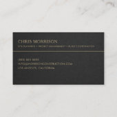 Development Services Hard Hat Professional Visitekaartje (Achterkant)