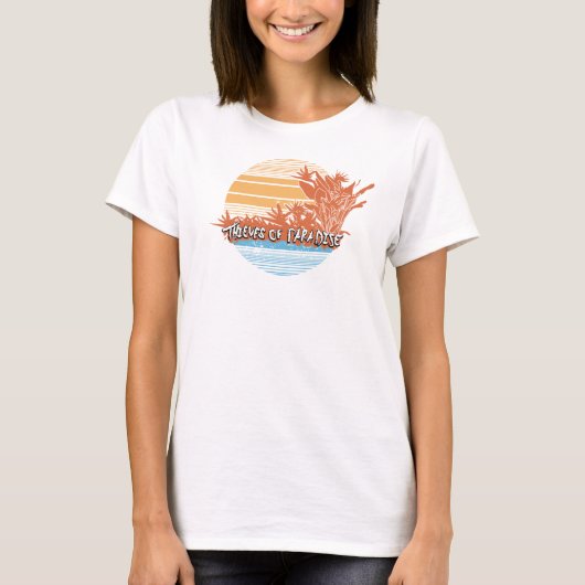 Deven van de riem van de Paradise Sunset Spaghetti T-shirt (Voorkant)