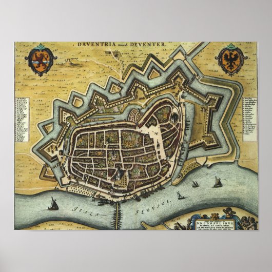 Deventer - 1652 poster (Voorkant)