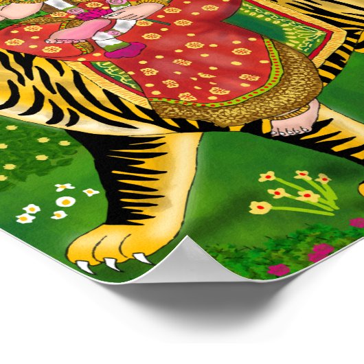 Devi Durga Foto Poster (Hoek)