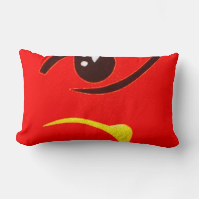 Devi Maa in het rood Kussen (Voorkant)