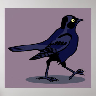 Devieuze Little Blackbird Poster