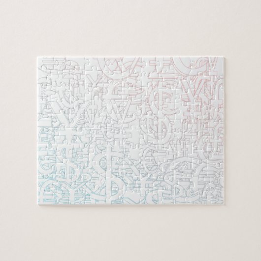 Deviezenbeurs als begrip legpuzzel (Horizontaal)