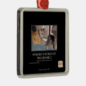 Deviezenprogramma's 2 metalen ornament (Rechts)