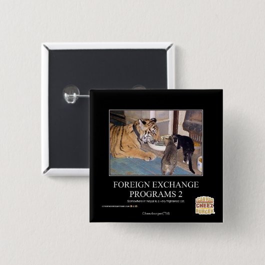 Deviezenprogramma's 2 vierkante button 5,1 cm (Voorkant /achterkant)