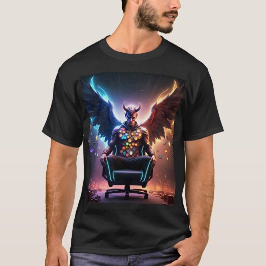 Devil-Angel Champion - Esports Prestige T-Shirt De (Voorkant)