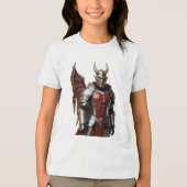 Devil Angel Conqueror Tri-Blend Shirt (Voorkant)