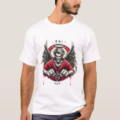Devil Angel-Eagle Hybrid Embleem T-shirt (Voorkant)