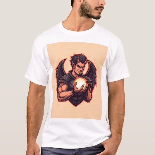 Devil Angel Esport Logo T-shirt (Voorkant)