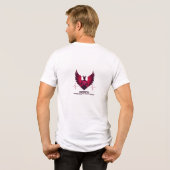 Devil Angel Gamer - Heart of Esports Tri-Blend Shirt (Achterkant volledig)
