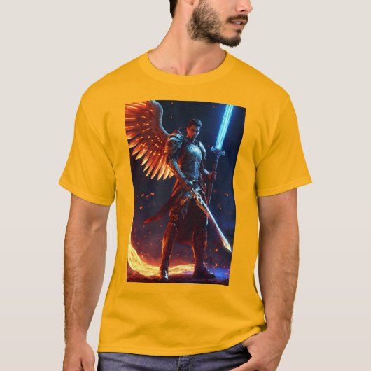 Devil Angel Gamer: Ultimate Power & Control T-shir T-shirt (Voorkant)