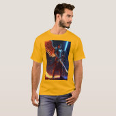 Devil Angel Gamer: Ultimate Power & Control T-shir T-shirt (Voorkant volledig)