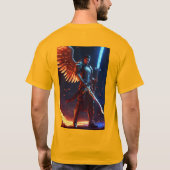 Devil Angel Gamer: Ultimate Power & Control T-shir T-shirt (Achterkant)