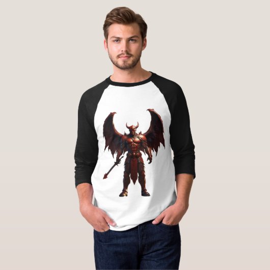 Devil Angel Guardian T-shirt (Voorkant volledig)