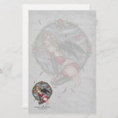 Devil Angel Stationery Briefpapier (Voorkant / Achterkant)