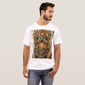 Devil Angel Tattoo Art T-shirt. T-shirt (Voorkant volledig)