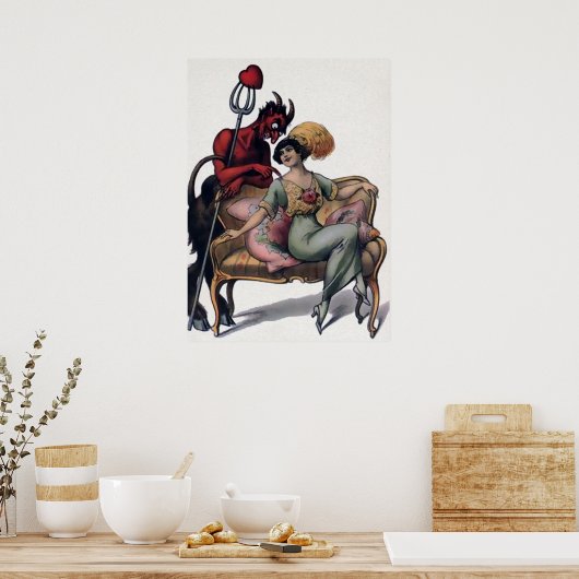  Devil Art Poster (Keuken)