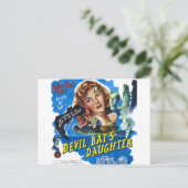 Devil Bat's Daughter,  horror film poster Briefkaart (Staand voorkant)
