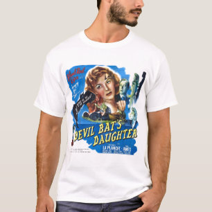 Devil Bat's Daughter, horror film poster T-shirt