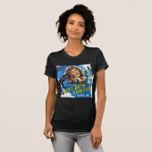 Devil Bat's Daughter,  horror film poster T-shirt (Voorkant volledig)