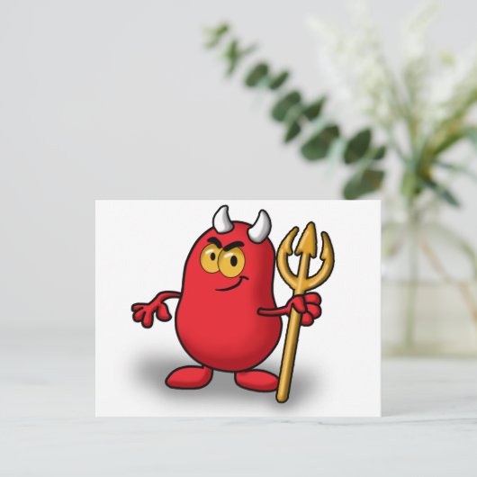 Devil Briefkaart (Staand voorkant)