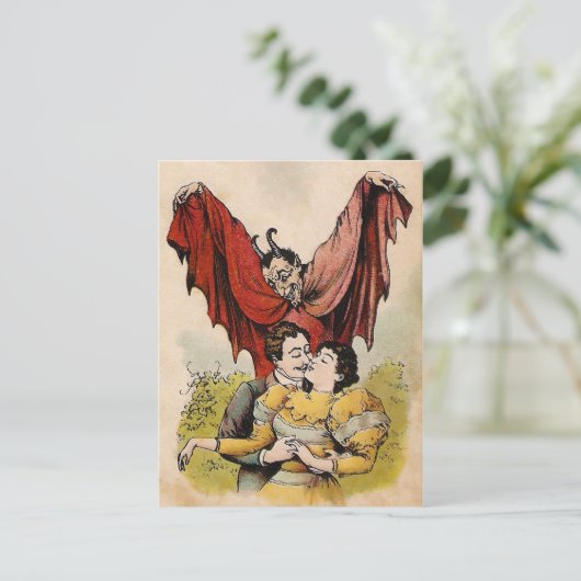 Devil Briefkaart (Staand voorkant)