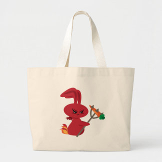 Devil Bunny Bag Grote Tote Bag