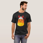 Devil Candy Corn Kostuum Halloween Puns Zijn Zo Co T-shirt (Voorkant volledig)