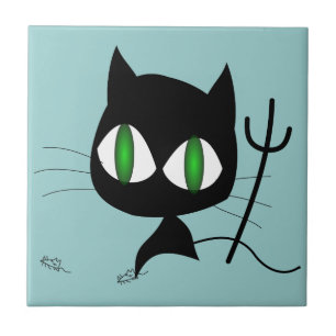Devil Cat Tegeltje