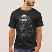 Devil Cats Alien Sarcastic Kitten Cute Black Cat T-shirt (Voorkant)