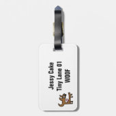 Devil chichi Travel Label Bagagelabel (Achterkant verticaal)