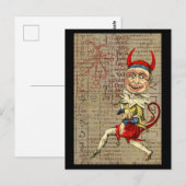 Devil Clown Zodiac Occult Symbols Briefkaart (Voorkant / Achterkant)