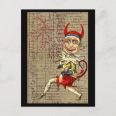 Devil Clown Zodiac Occult Symbols Briefkaart (Voorkant)