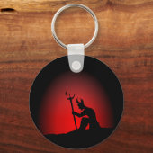 Devil contemplating sleutelhanger (Voorkant)