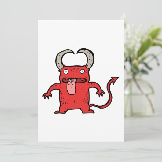 Devil Creature Kaart (Staand voorkant)