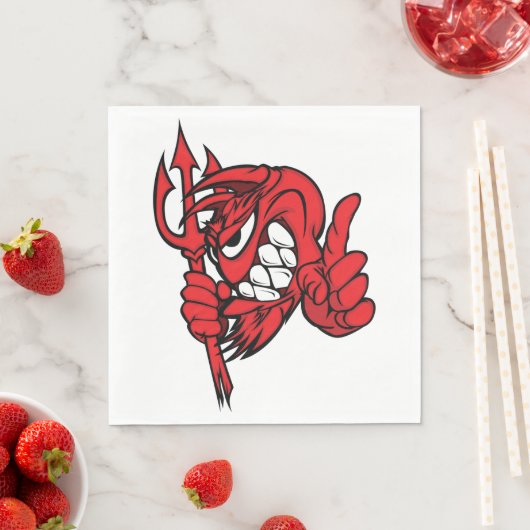 Devil Creature Paper Napkins Servetten (Insitu)