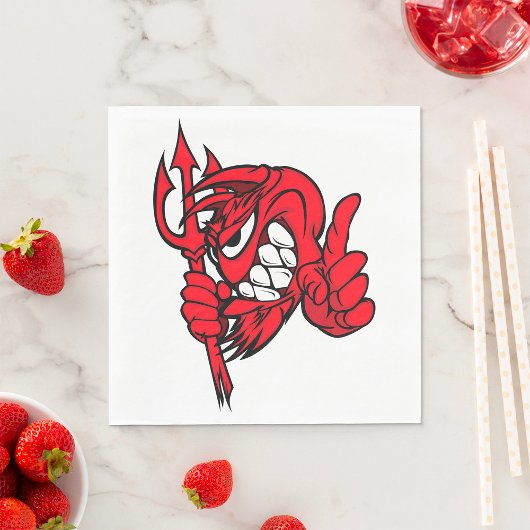 Devil Creature Paper Napkins Servetten