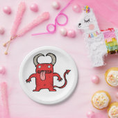 Devil Creature Papieren Bordje (Feest)