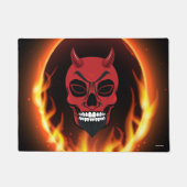 Devil Demon Skull Skeleton Deuren Mat (Voorkant)