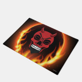 Devil Demon Skull Skeleton Deuren Mat (Schuin)