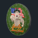Devil Dog Dartboard Dartbord<br><div class="desc">De DI schreeuwt tegen je om alleen maar te proberen hem te slaan.</div>
